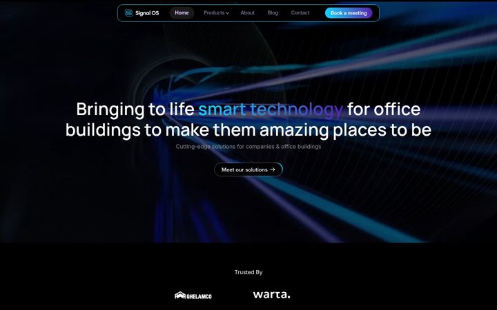 Captura de pantalla de signalos.io