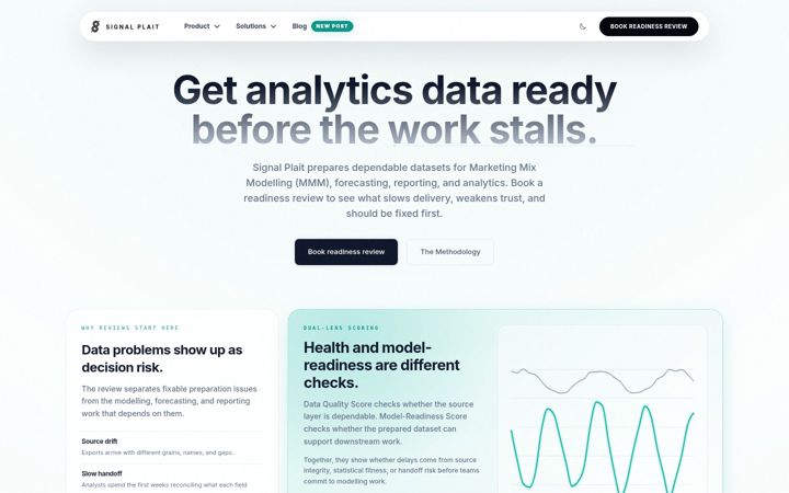 Screenshot of signalplait.com