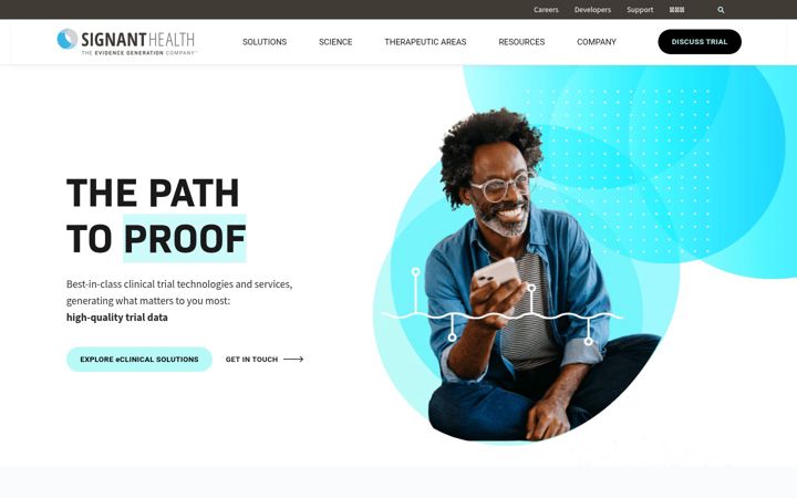 Screenshot of signanthealth.com