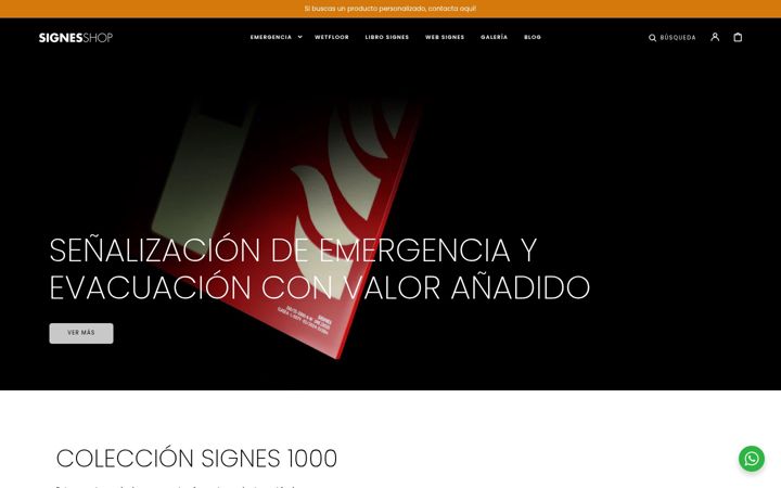 Screenshot of signesshop.es