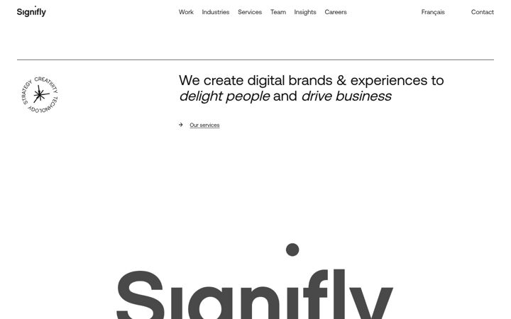 Screenshot of signifly.com