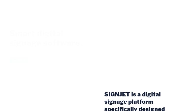 Screenshot of signjet.com