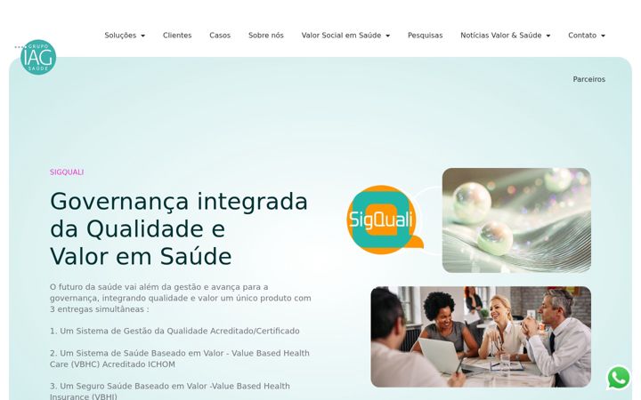 Screenshot of sigquali.com.br