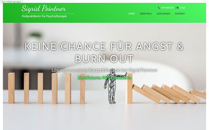 Screenshot of sigrid-pointner.de