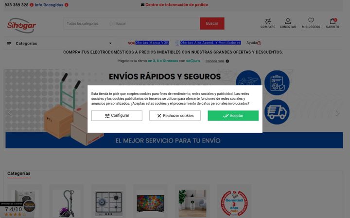 Screenshot di sihogar.com