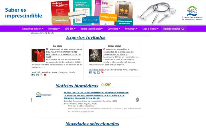 Screenshot of siicsalud.com
