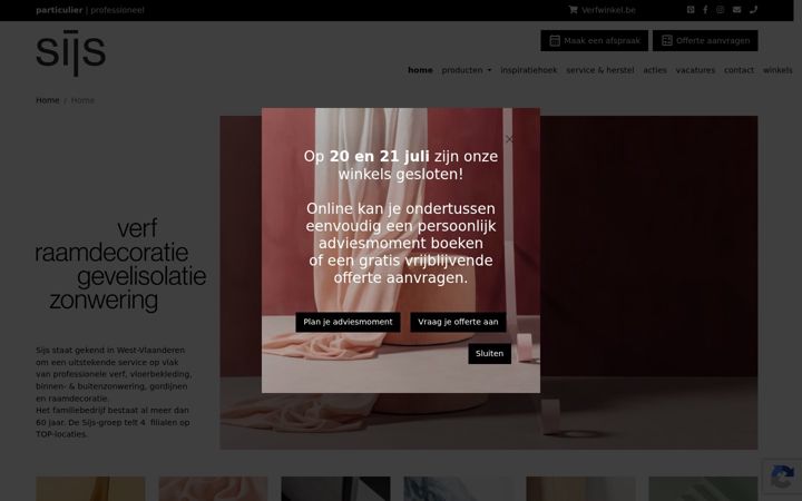 Screenshot of sijs.be