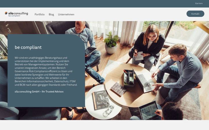 Screenshot di sila-consulting.de