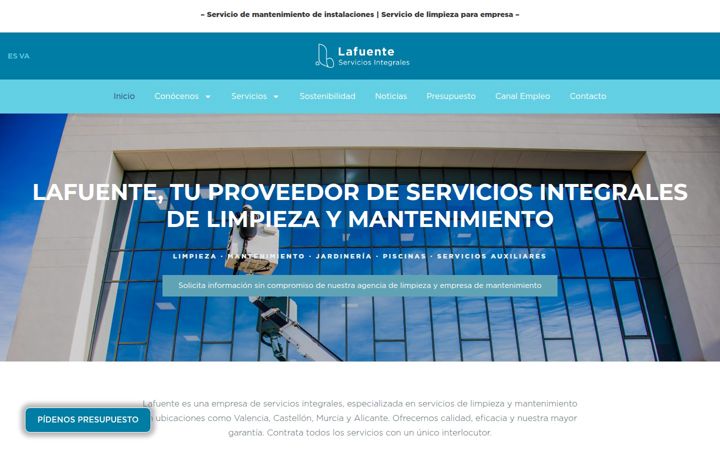 Screenshot of silafuente.es