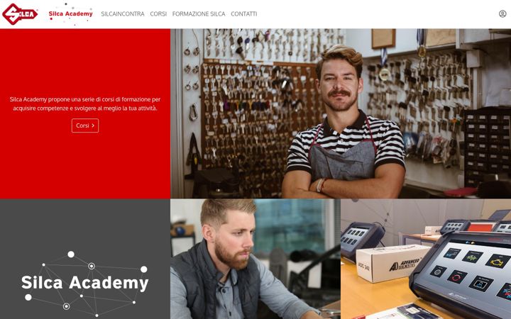 Zrzut ekranu silca-academy.it