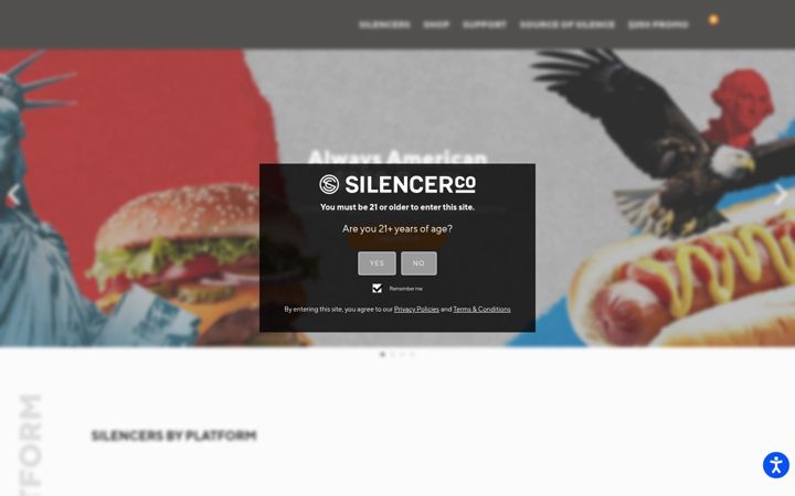 Screenshot di silencerco.com