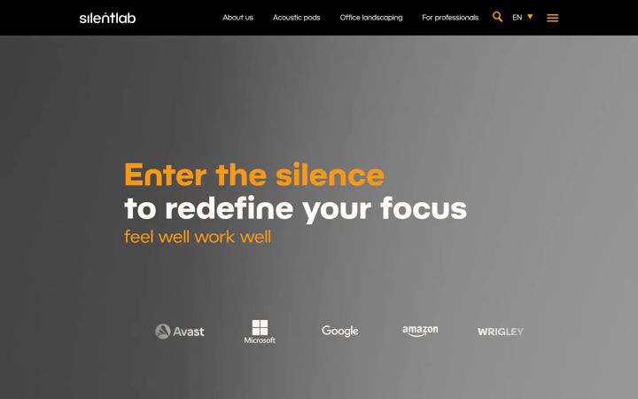 Screenshot of silent-lab.com