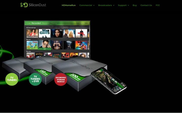 Screenshot of silicondust.com