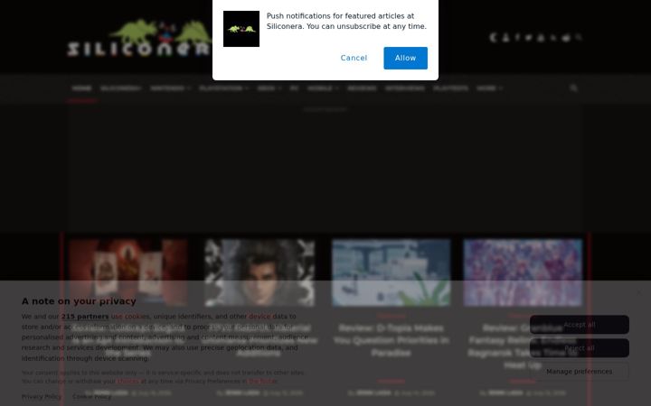 Screenshot του siliconera.com