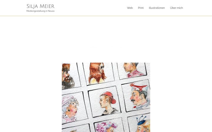 Screenshot of silja-meier.de