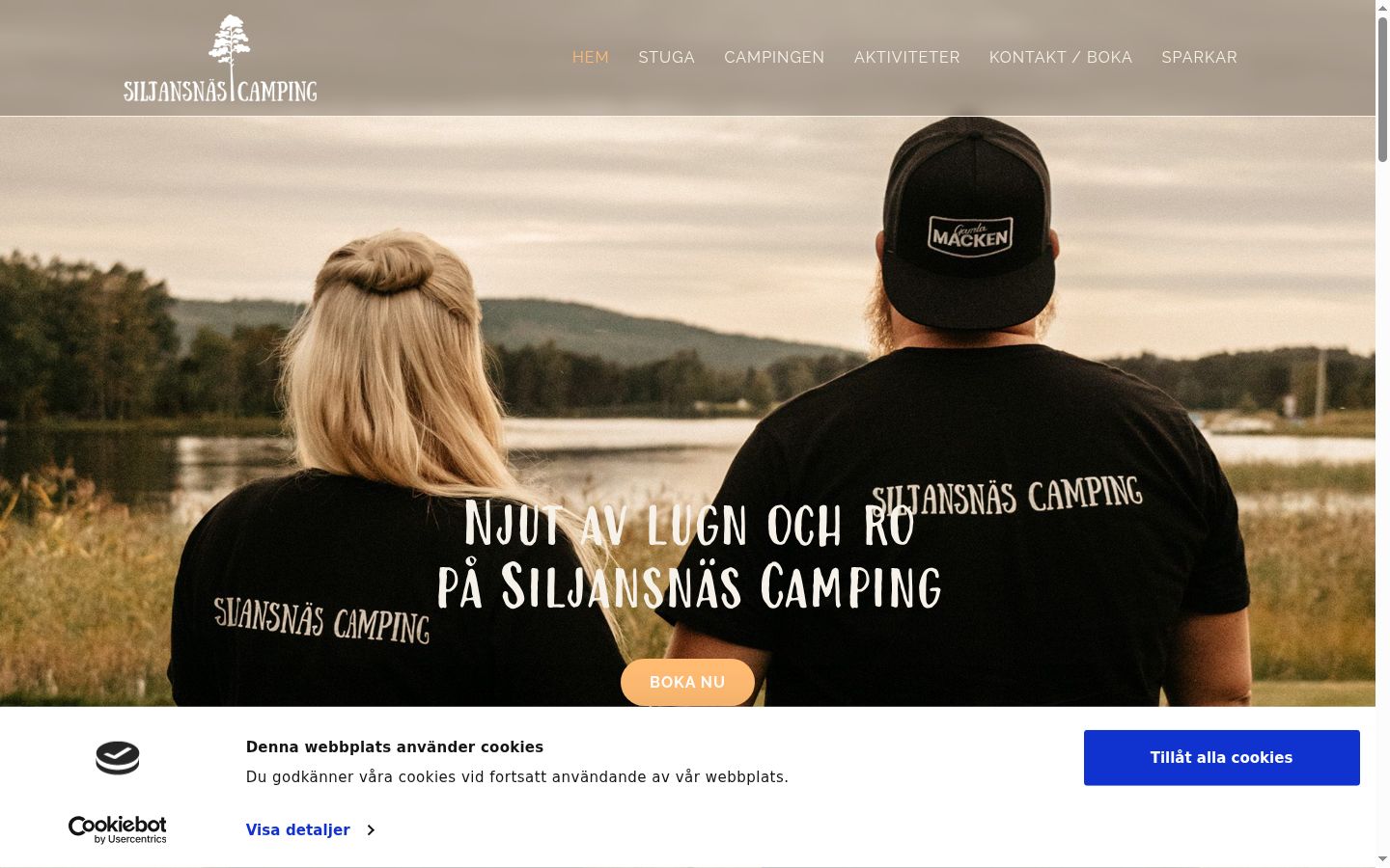 Captura de ecrã do banner de consentimento apresentado antes de qualquer interação