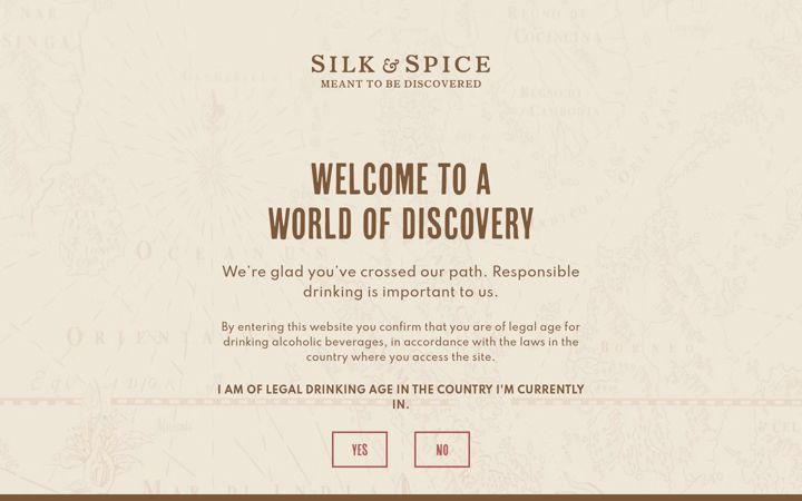 Captura de ecrã de silkandspice.com