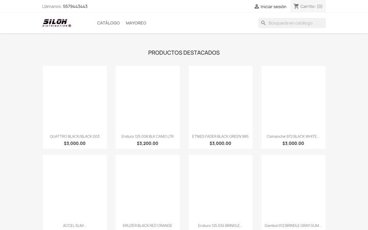 Screenshot of silohdistribution.com