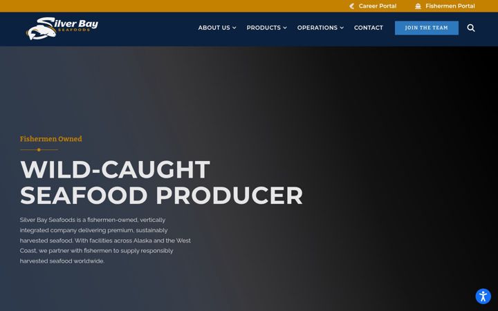 Screenshot von silverbayseafoods.com