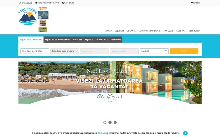 Screenshot of silverholiday.ro