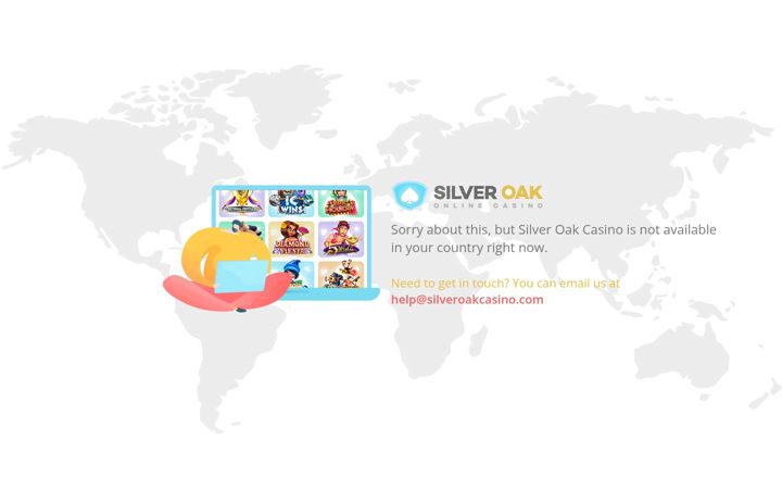 Screenshot of silveroakcasino.com