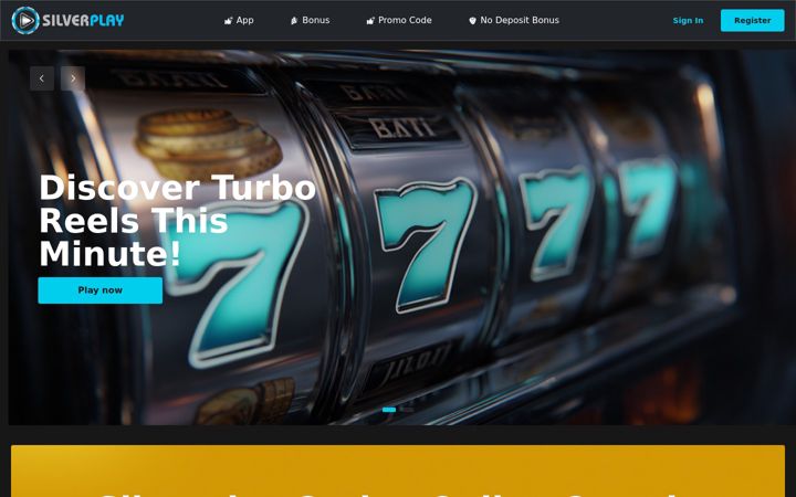 Screenshot of silverplayslots.com