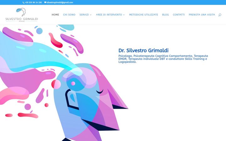 Ekraanipilt saidist silvestrogrimaldi.com