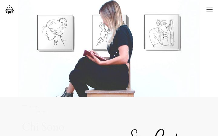 Screenshot of silviabrondi.com