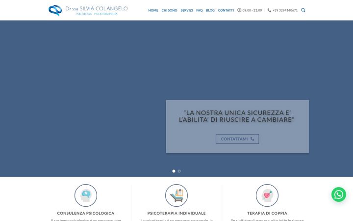 Screenshot von silviacolangelo.it