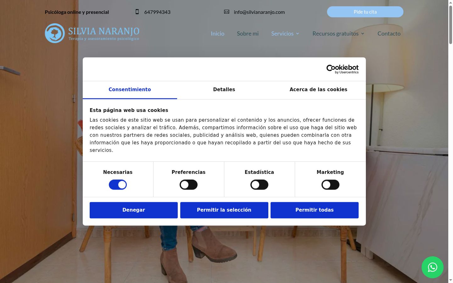 Sutikimo reklamjuostės, rodytos prieš bet kokią sąveiką, ekrano kopija