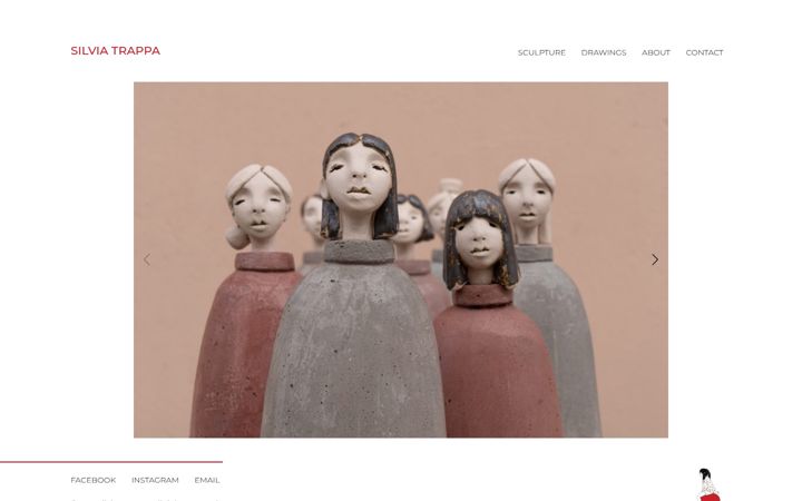 Captura de ecrã de silviatrappa.com