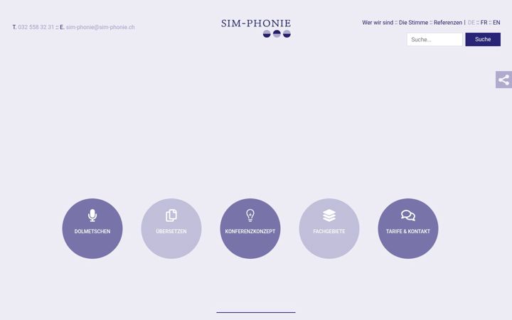 Snímek obrazovky sim-phonie.ch