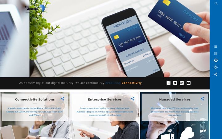 Screenshot of simbanet.net
