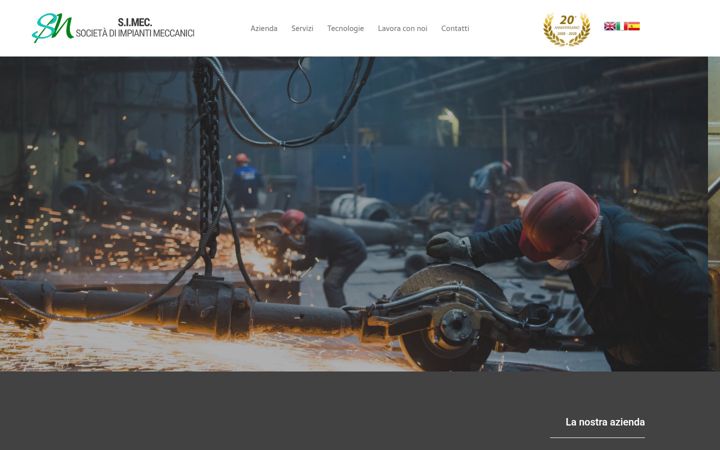Screenshot of simeccarpenteriametallica.it
