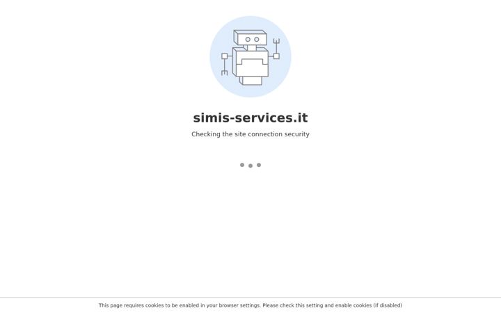 Screenshot van simis-services.it