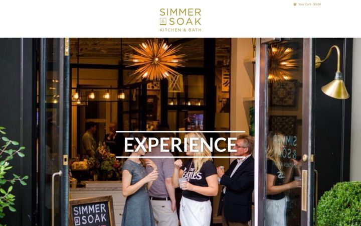 Screenshot of simmerandsoakco.com