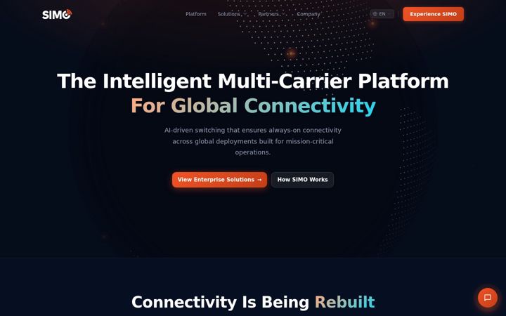 Screenshot of simo.co