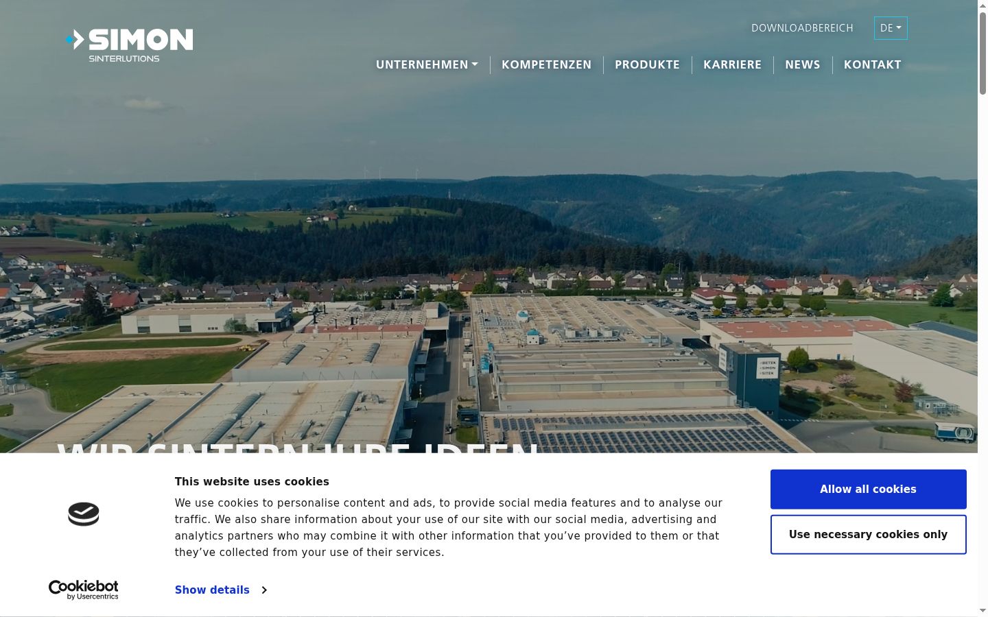 Screenshot tal-banner tal-kunsens muri qabel kwalunkwe interazzjoni