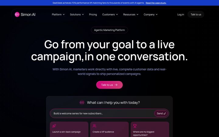 Screenshot of simon.ai
