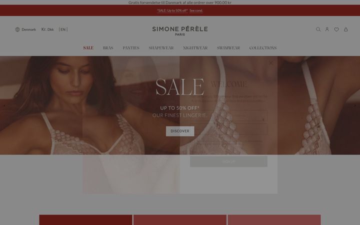 Screenshot of simone-perele.com