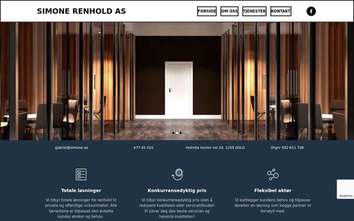Screenshot of simone.as