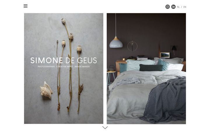 Screenshot of simonedegeus.com