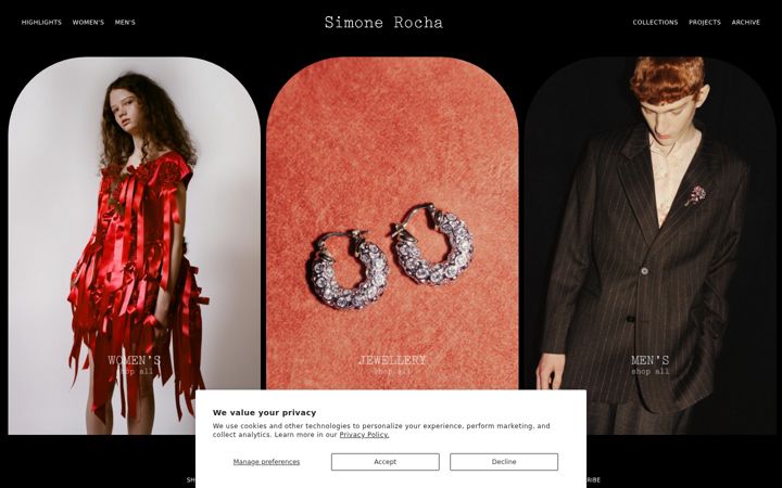 Screenshot of simonerocha.com