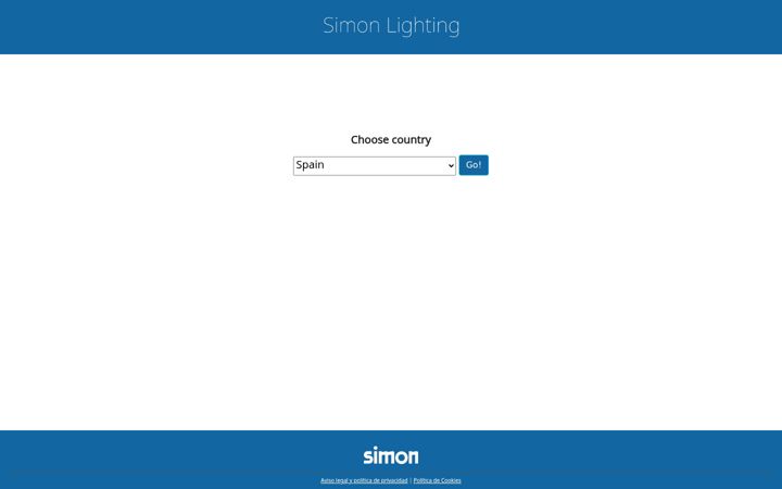 Capture d'écran de simonlightingconfigura.com