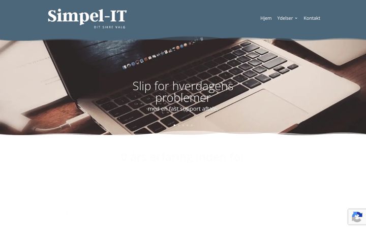 Skjermbilde av simpel-it.dk