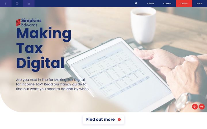 Screenshot of simpkinsedwards.co.uk