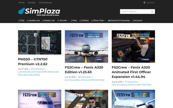 Screenshot of simplaza.org