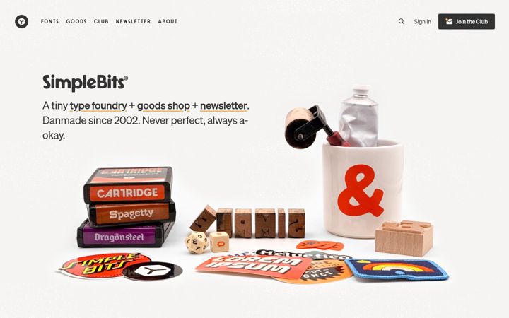 Screenshot of simplebits.com