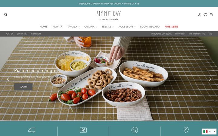 Screenshot di simpleday.it