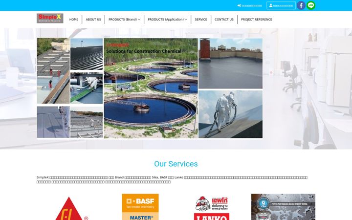 Screenshot of simplexthailand.com